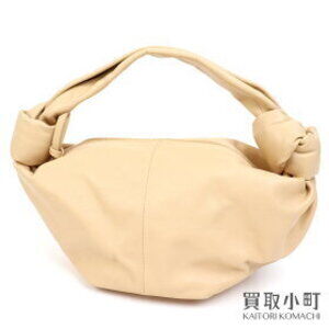 Bottega Veneta Double Knot Bag Almond one handle calf leather